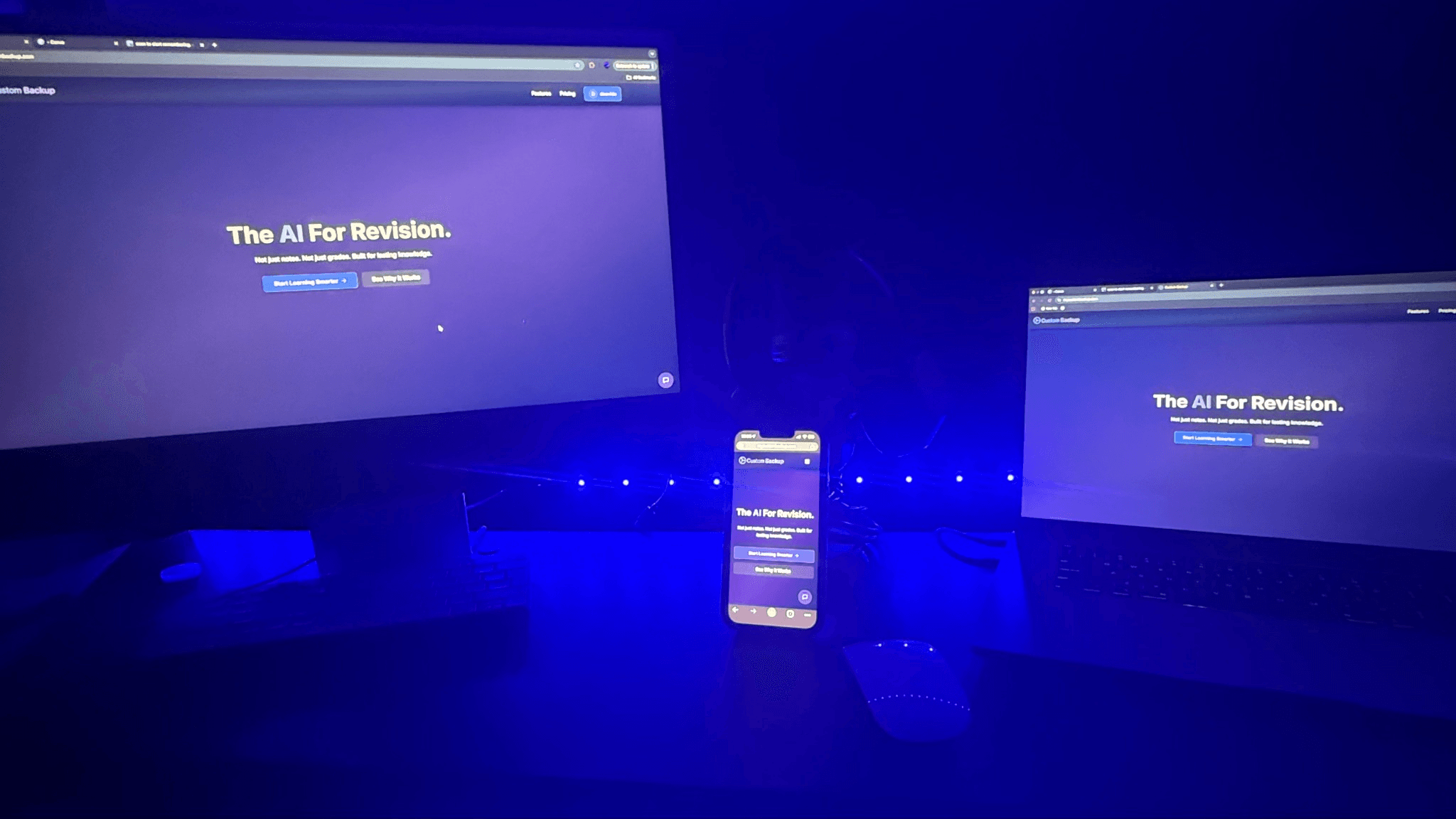 Testing layouts, flows, and screens late at night