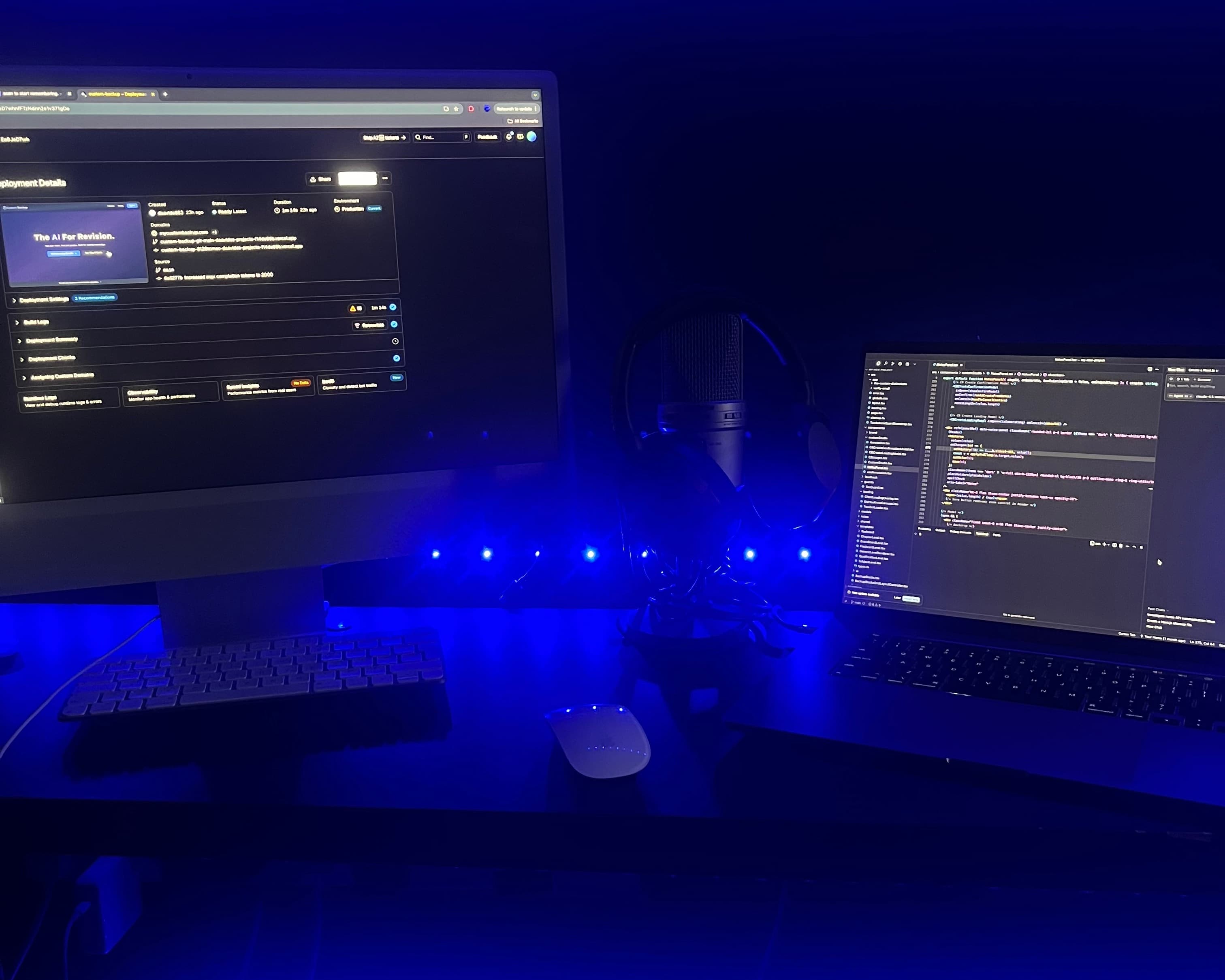 Line by line, build, break, deploy, fix, repeat